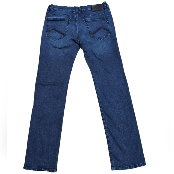 Silver Plate Men's Jeans Marco Regular Fit Slim Fit Dark Wash size 34 - Picture 5 of 12